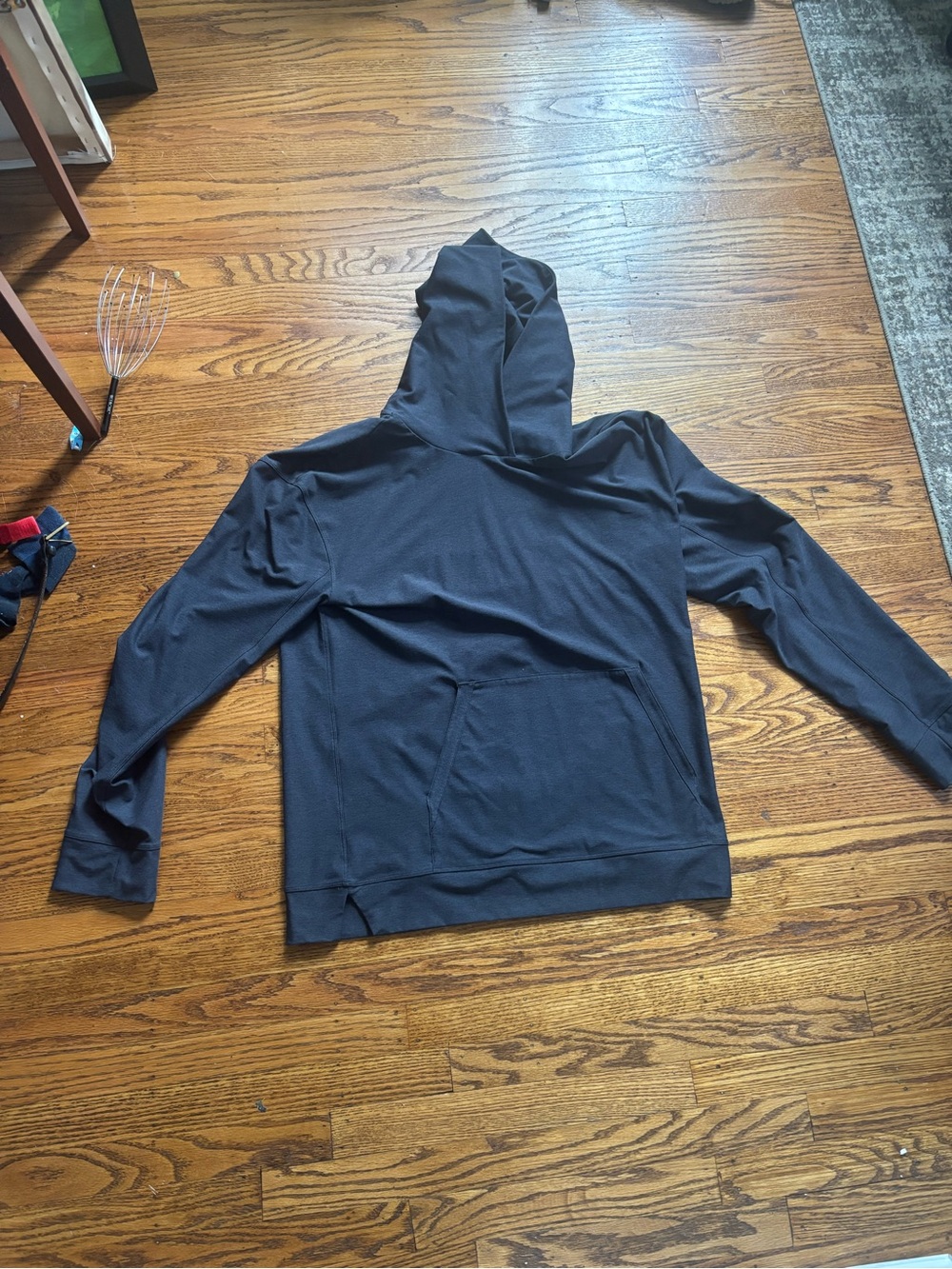 Outdoor Voices black Lightweight Hoodie Jacket